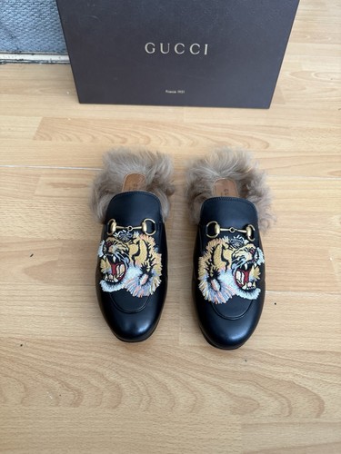 Gucci princetown black - gucci,