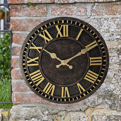 Vintage black resin roman - black,