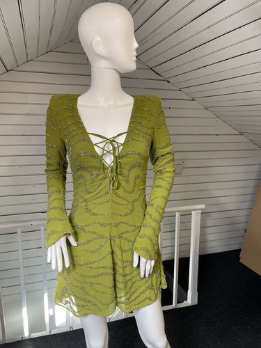Polly green embellished - oh,