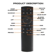 G20BTS BT Remote Control IR