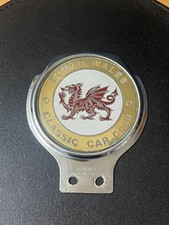 RARE VINTAGE RENAMEL  SOUTH WALES CLASSIC CAR CLUB  CAR BADGE