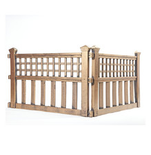 4 x Plastic Fence Panels