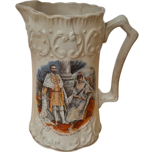 Vintage ceramic jug king - vintage,