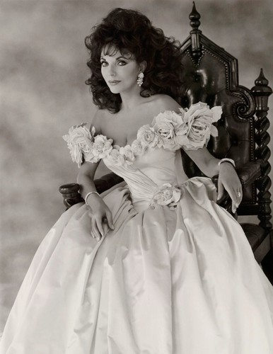 Joan collins glossy photo - joan,