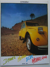 Citroen 2CV6  Dyane6  Mehari DUTCH Original Sales Brochure 1980 August