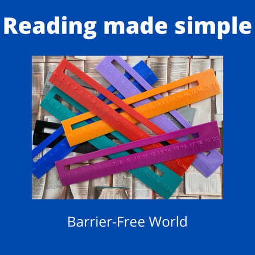 Dyslexia reading ruler - reading,