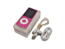 APPLE A1285 iPod Nano 4th Gen MP3 Player 8GB USB 2" LCD Click Wheel Pink - M04