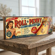 Roll a Penny Fairground Game