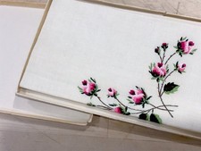 Vintage Boxed Hand Embroidered