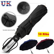 Portable Windproof Travel Automatic Folding Umbrella Compact Wind Resistant Men