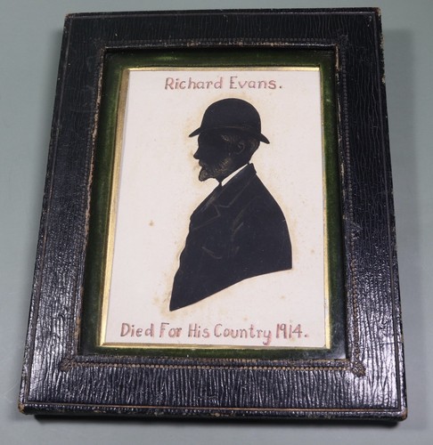 Wwi period silhouette portrait - period,