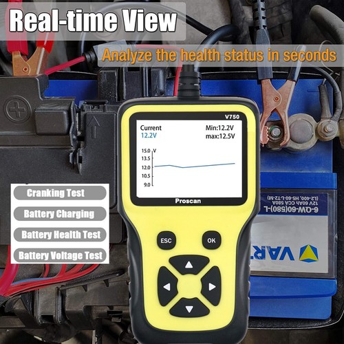 Digital 12v car battery - digital,