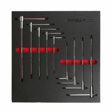 9 Pc Torx Star T-Handle Hex