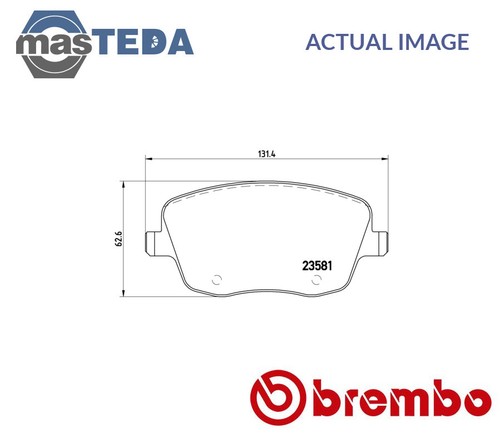 057 brake pads - 057, set