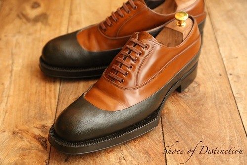 Prada tan leather brown rubber - leather,