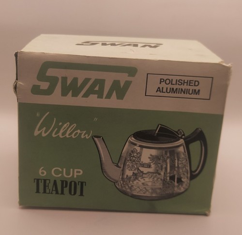 Vintage willow pattern - vintage, swan