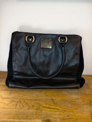 Perfect black leather biba - black,
