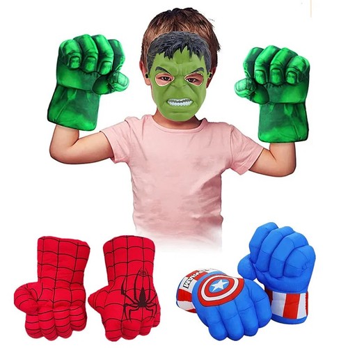 Superhero gloves smash hands - superhero,