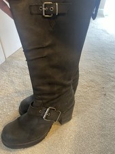 Destroy Biker Boots Size 6