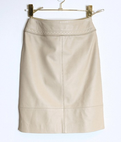 Escada beige lambskin leather - escada,