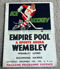 1935 Wembley Lions v Richmond