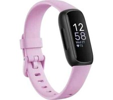 Fitbit Inspire 3 Activity Tracker, Bluetooth,Heart Rate,black case, lilac bliss