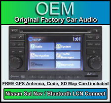 Nissan Juke Sat Nav car stereo, LCN Connect CD player radio, USB AUX compatible