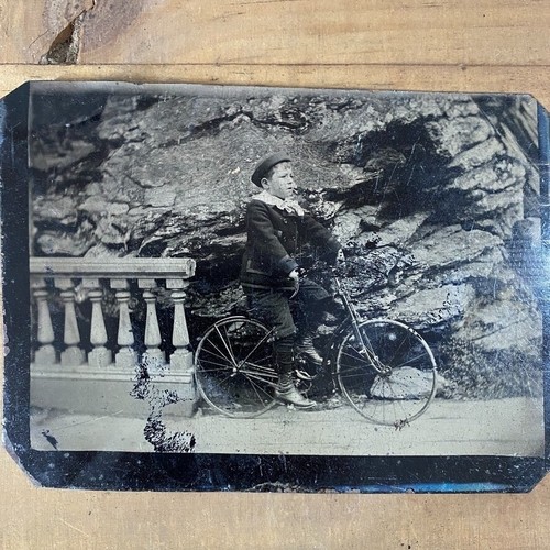 Plate tintype photo - plate, 1890s