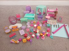Shopkins Happy Place Mansion Accessories Bundle Furniture Doll