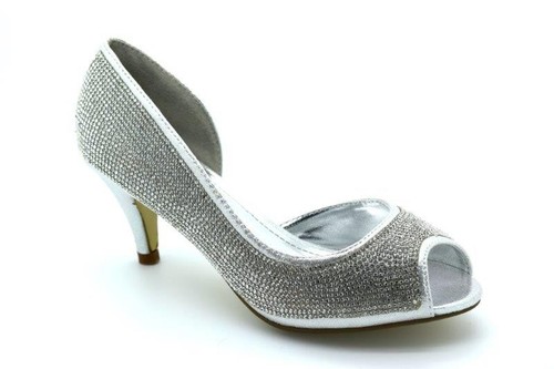 Womens mid heel glitter - mid,