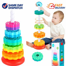 Baby Rainbow Tower Spinning