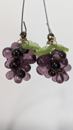 Vintage amethyst fruit grapes - amethyst,