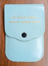 Vintage 1960s 1970s Mini Make Up Manicure Set Ms Black Watch Masonic Ladies Gift