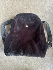 Sweaty Betty Faux Fur Rucksack Black 