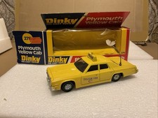 Dinky Toys Plymouth Yellow Cab