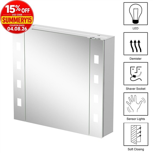 Bathroom led mirror cabinet - bathroom,