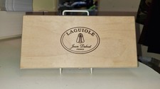 Jean Dubost Laguiole 3 Piece Laguiole Cheese Set in Wooden Gift Box