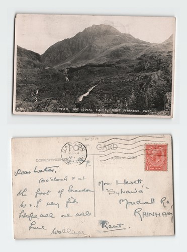 Vintage postcard tryfan - postcard,