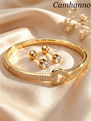 Camhanno 3pcs 18k - 18k, plated