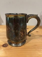 Vintage Tankard Silver Plate