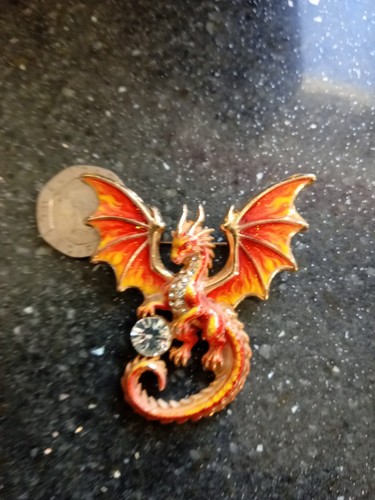 Beautiful dragon brooch see - beautiful,