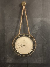 Art Deco wall clock white