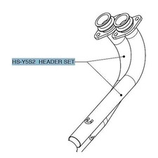 Akrapovic exh header pipe - akrapovic,