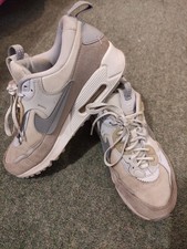 NIKE Air Max pale grey comfy trainers, size us 7.5, uk 5, eu 38.5, 24.5cm