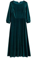 Seasalt Green Velvet Fit &