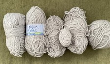 Patons Glitz Discontinued Grey Silver Aran Yarn. Knitting. 244g