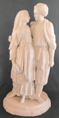Antique parian figurine - figurine, statue