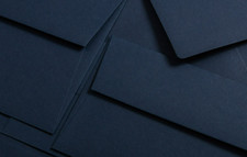 Colorplan Imperial Blue Card, Embossed, Navy Blue, A4 350gsm  * Cord Embossed *