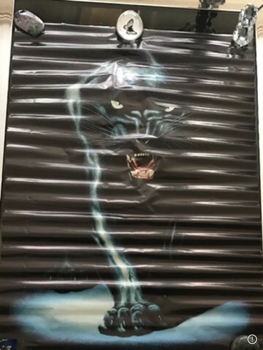 Vintage athena poster black - -,