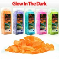 Glow in the Dark Pebbles Home Garden Stones Walkway Fish Tank Aquarium Rocks